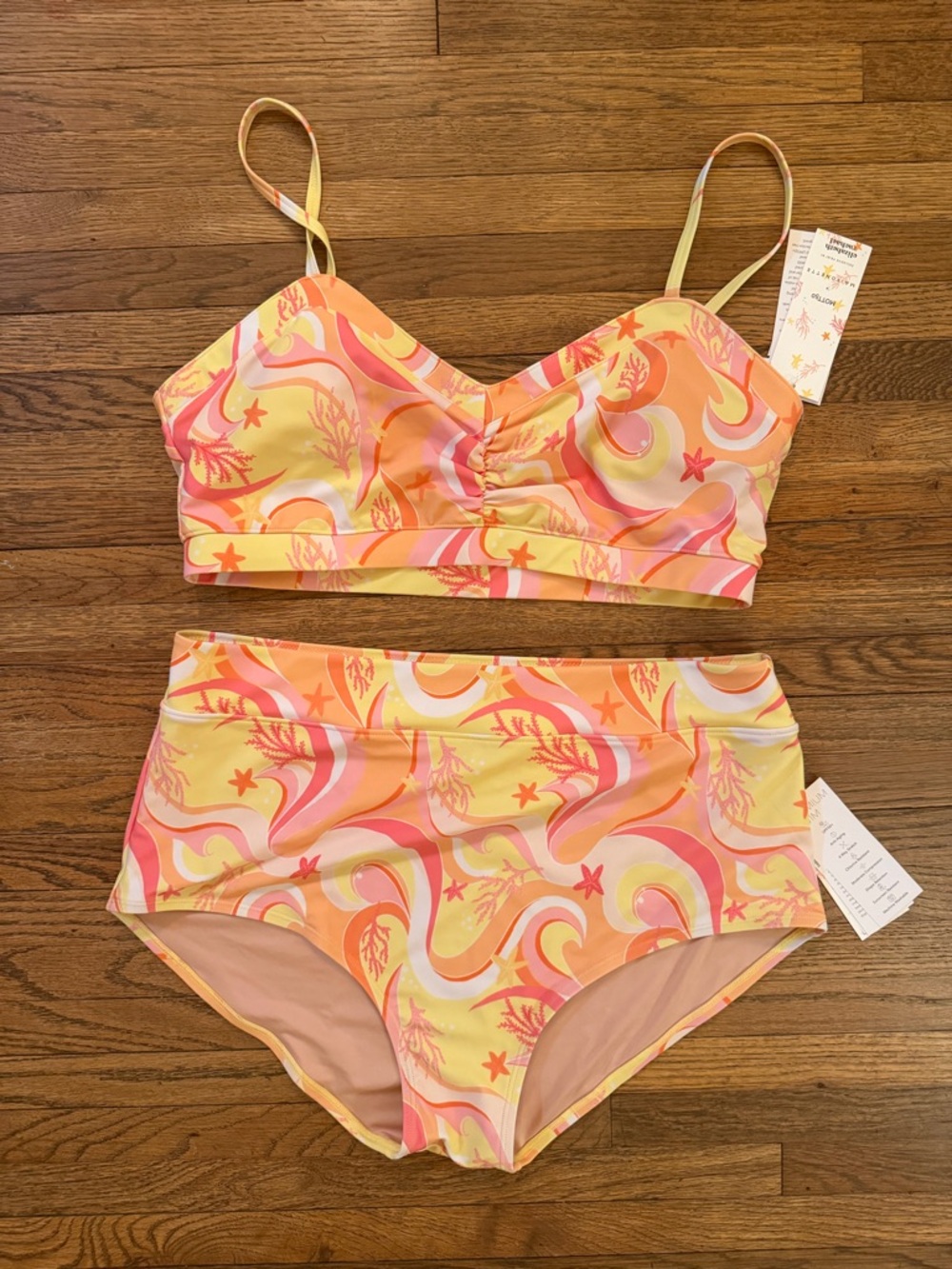 NWT Mott50 women’s two piece bathing suit